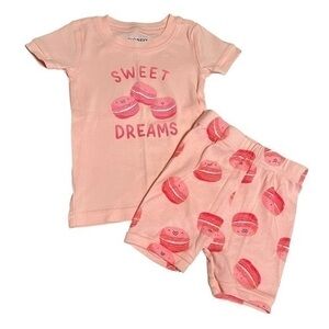 Old Navy Macaroon Cookie Pajama Set PJ Short 12-18 months​​